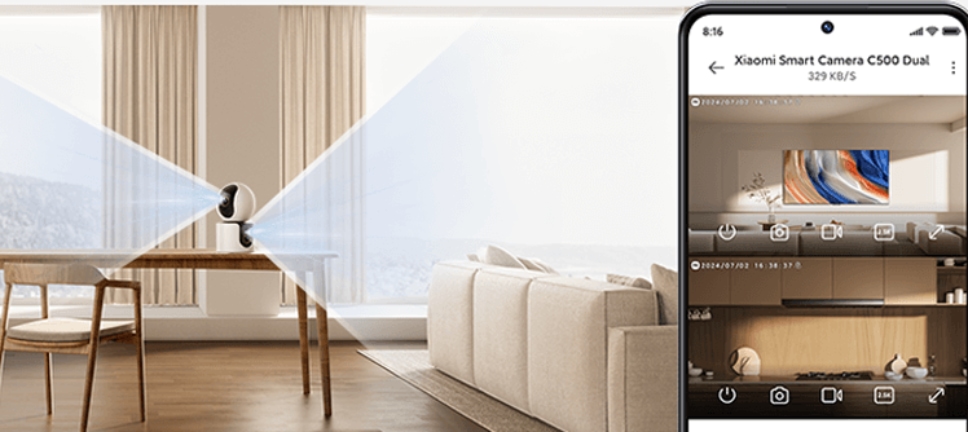 قابلیت‌های هوشند دوربین C500 Dual شیائومی