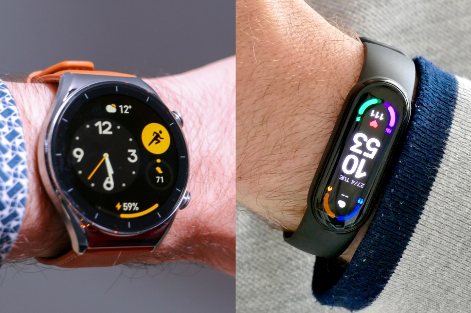 مقایسه باتری ساعت و بند هوشمند شیائومی