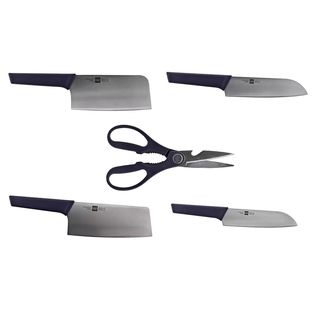 ست 6 تیکه چاقوی آشپزخانه شیائومی HuoHou Knife Set HU0057