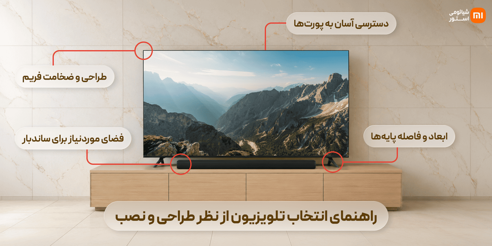 راهنمای انتخاب تلویزیون از نظر طراحی و نصب