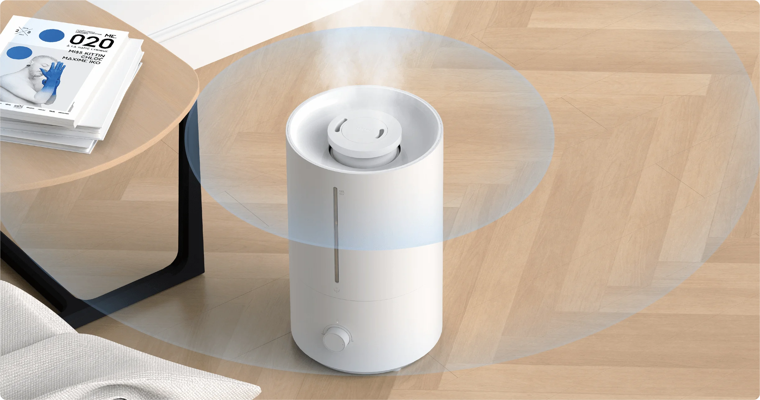 ر کردن آسان آب از بالا بدون نیاز به برداشتن درپوش – Xiaomi Humidifier 2 Lite