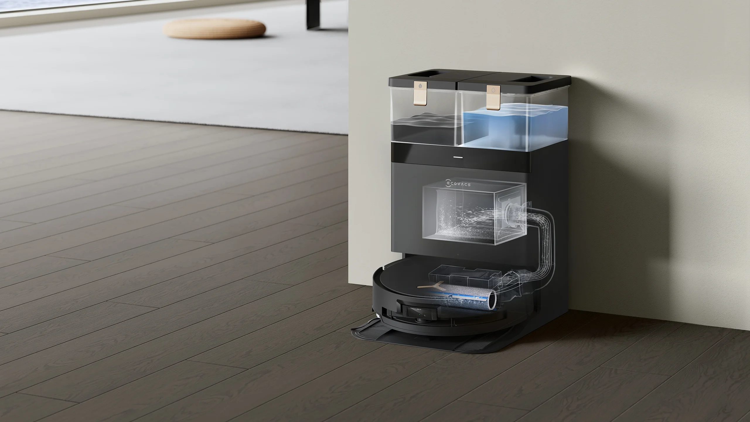 جارو رباتیک اکووکس EcoVacs DeeBot X8 Pro OMNI