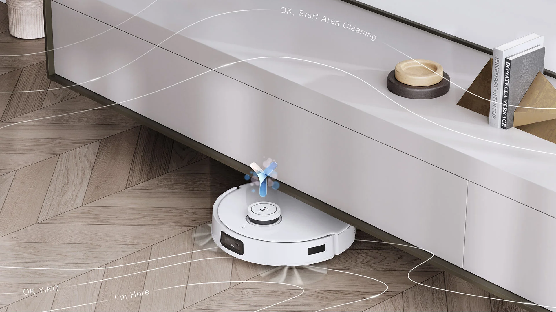 جارو رباتیک اکووکس EcoVacs DeeBot X1e OMNI