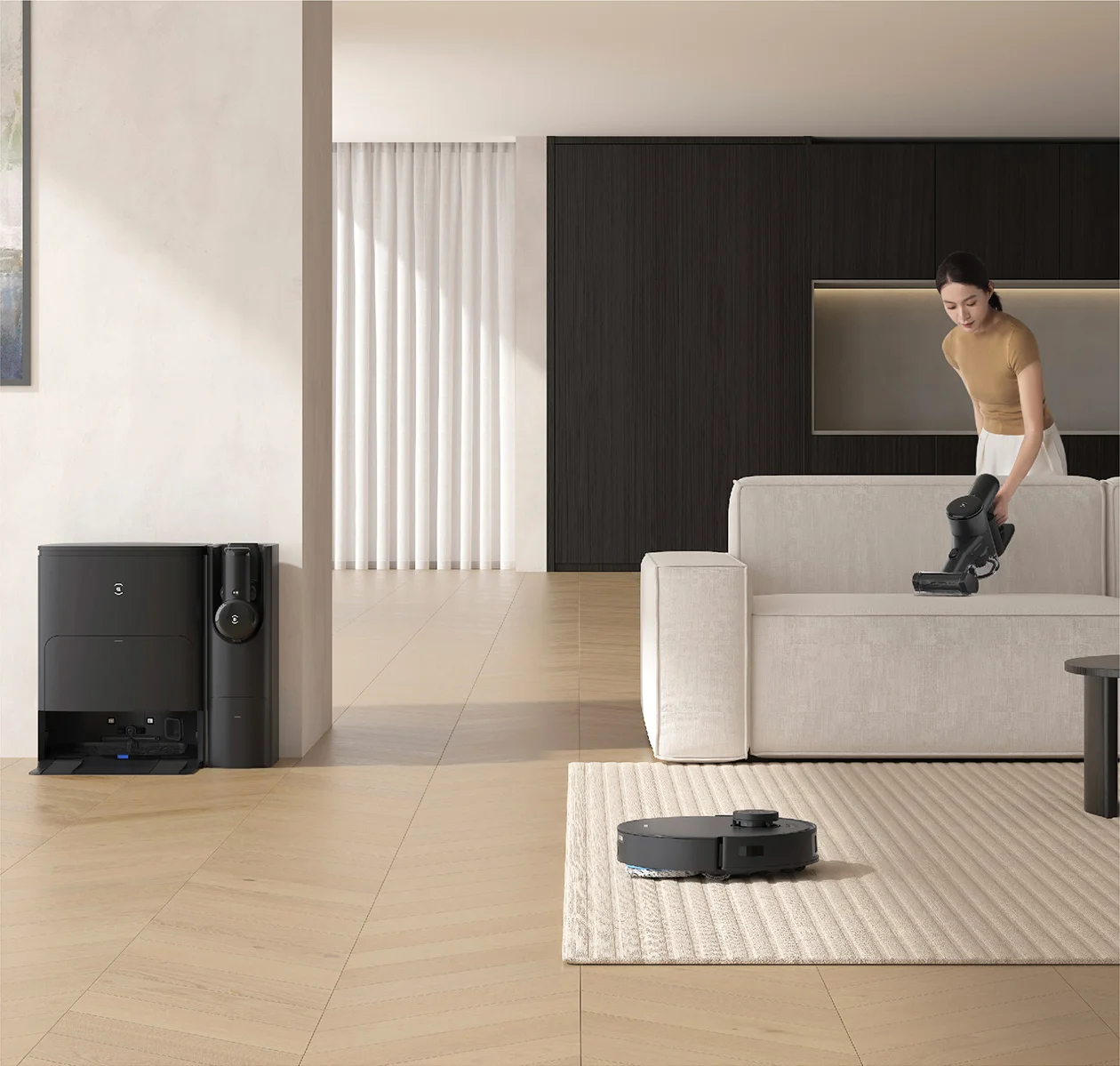 جارو رباتیک اکووکس EcoVacs DeeBot T30S COMBO
