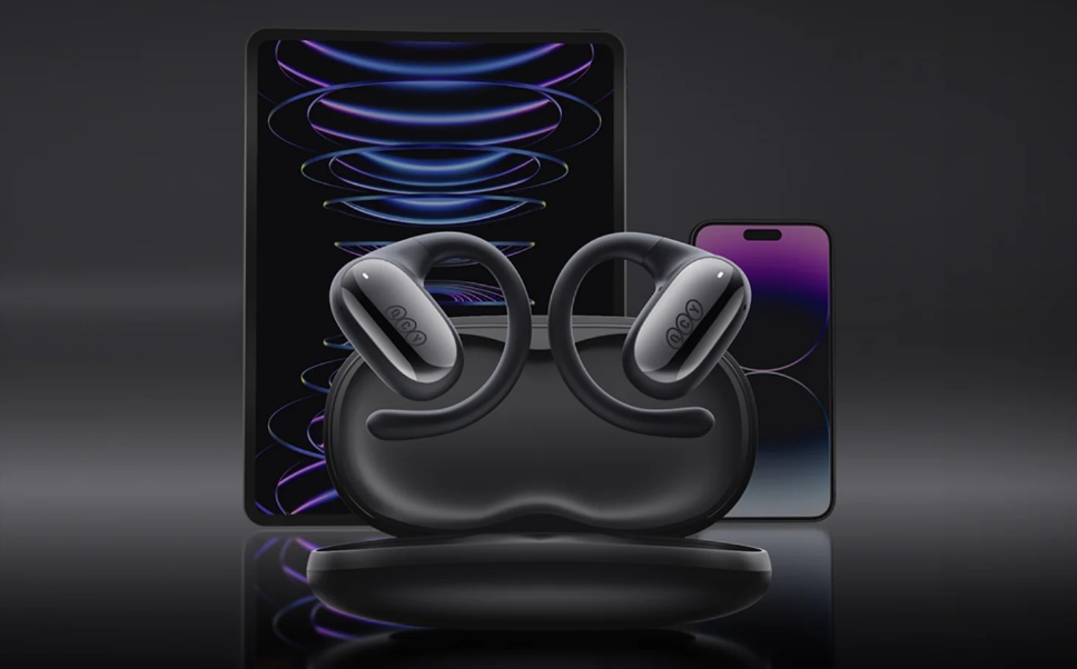 هندزفری بی سیم کیو سی وای مدل Crossky GTR2 Open Ear 