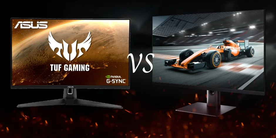 مقایسه مانیتور شیائومی Mi 2K Gaming 27 با مانیتور ایسوس TUF Gaming VG27AQ1A