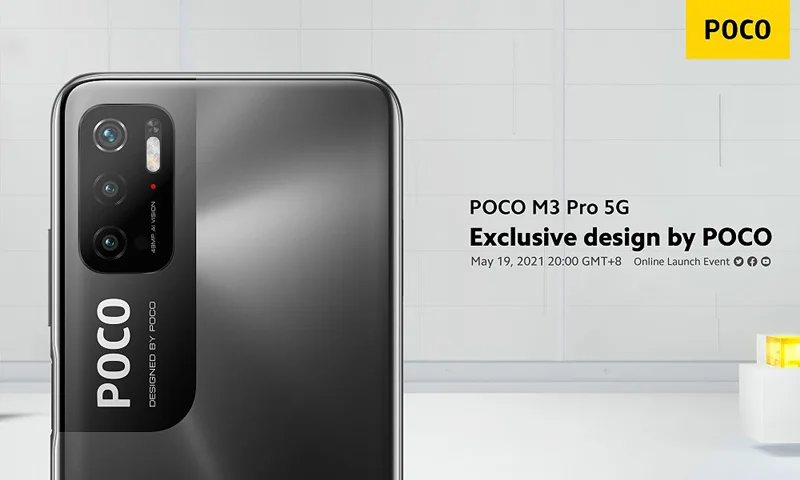 طراحی و ظاهر گوشی‌های جدید Poco M3 Pro 5G رسماً تایید شد