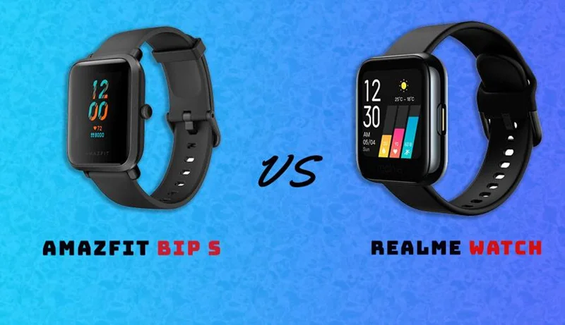 مقایسه دو ساعت هوشمند Realme Watch و Amazfit Bip S