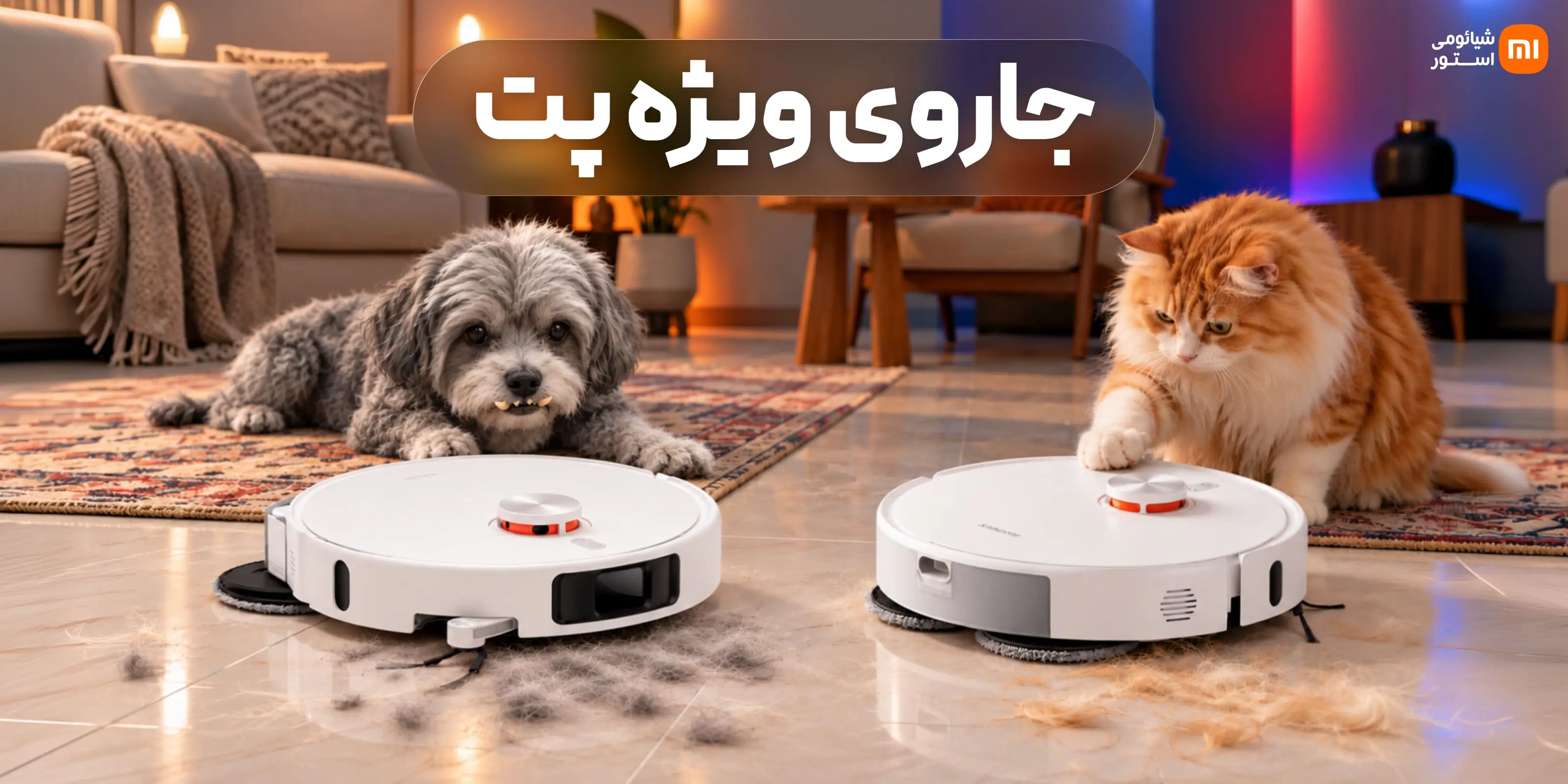 بهترین جارو رباتیک شیائومی برای موی حیوانات؛ مکش بالا کافی نیست