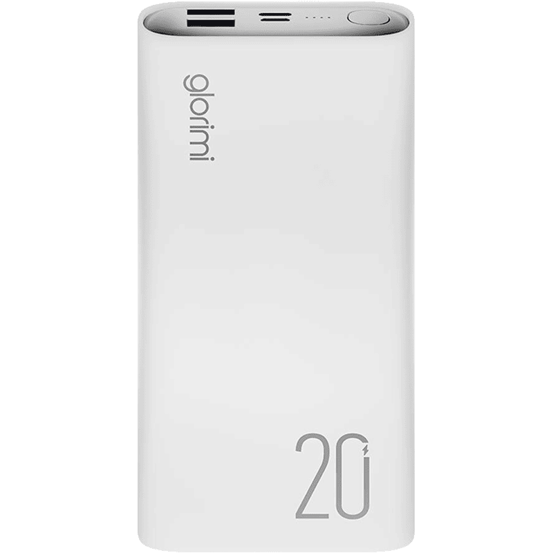 پاور بانک گلوریمی Glorimi LightCore 20000mAh 22.5W با ظرفیت 20000 میلی آمپر بر ساعت