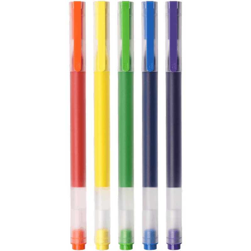 خودکار ژله ای شیائومی مدل Xiaomi High-capacity Gel Pen (5-Pack) MJZXB03WC